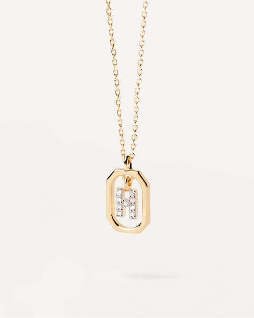 Wholesale MINI Alphabet Silver Necklaces